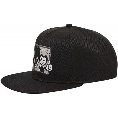 Baseball Caps Hat - Black and White Bendy Hat - Bendy Snapback Hats - Bendy Ko - CM18AIQ0NZC $18.55