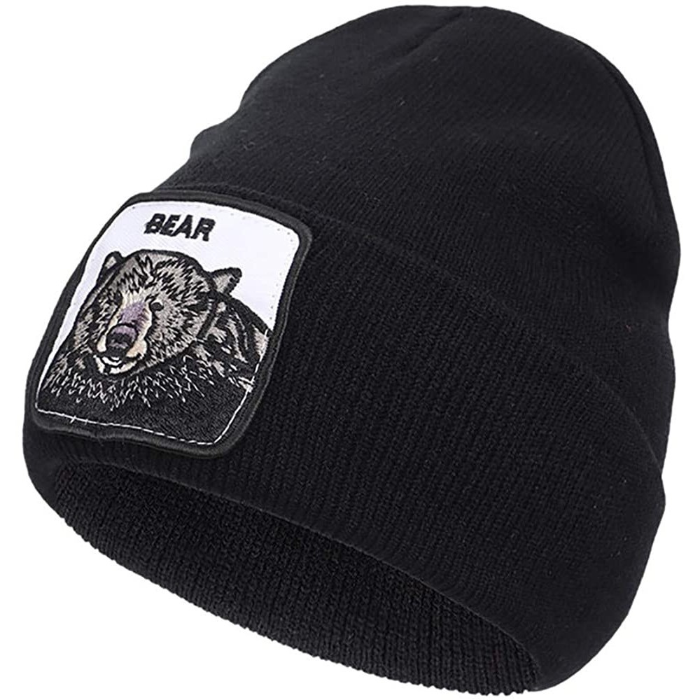 Zuzuzj Crown Royal Fashion Stretchy Knit Cap Hedging Cap Casual Cap Cotton Cap for Men Women Beanie Hat Warm Hat Black 2 