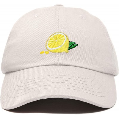 Baseball Caps Lemon Hat Baseball Cap - Beige - C418M7W22UG $18.67