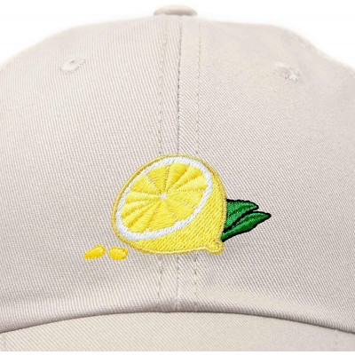 Baseball Caps Lemon Hat Baseball Cap - Beige - C418M7W22UG $18.67