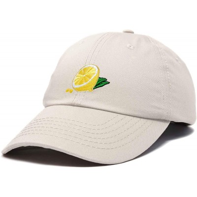 Baseball Caps Lemon Hat Baseball Cap - Beige - C418M7W22UG $18.67