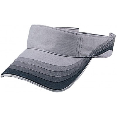 Visors WAVE COTTON VISOR SHADING-OFF PRINT - Gray - CL11CK9XO9F $10.63