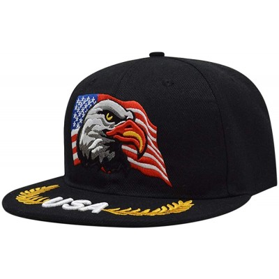 Baseball Caps 3D Embroidery Dad Hat Patriotic Eagle American Flag Adjustable Baseball Cap Classic Strapback Cap - CB18QZOTQT3...