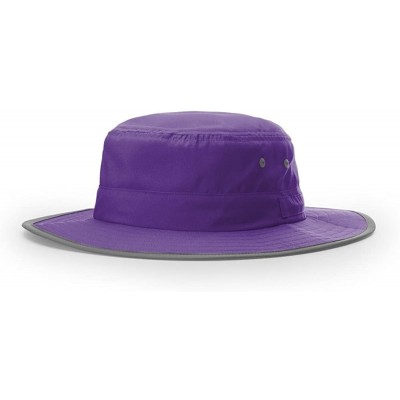 Sun Hats Wide Brim Boonie Fishing Hunting Cap Bucket Sun HAT - Purple - CF188SYQ973 $17.89