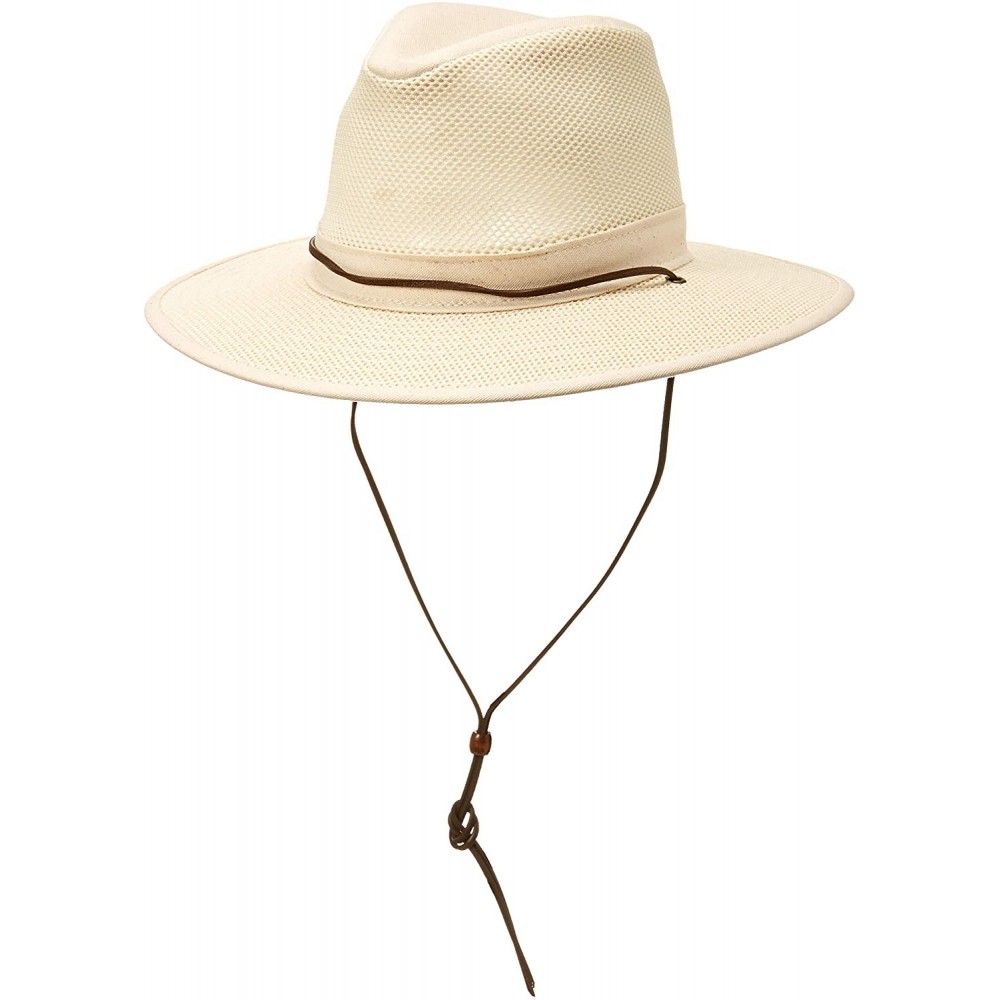 Sun Hats Aussie Cotton Mesh Breezer Balaclavas- Natural- Small - C9112IOGS3B $34.51