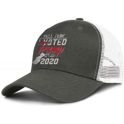 Baseball Caps Trump-2020-white-and-red- Baseball Caps for Men Cool Hat Dad Hats - Trump 2020 White-14 - C918UCM67UW $11.12