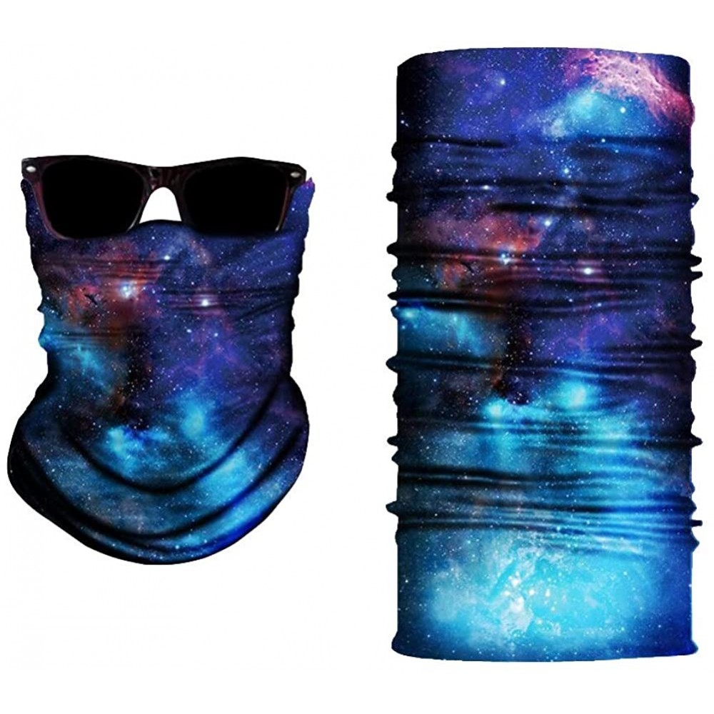 Balaclavas Bandana Face Mask Neck Gaiter Magic Scarf Balaclava Headband for Sun Dust UV - Galaxy-b - CX1978XLMLE $10.34