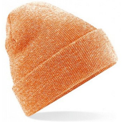 Skullies & Beanies Unisex Original Cuffed Beanie Winter Hat - Heather Orange - CN189UWZ3DL $8.27