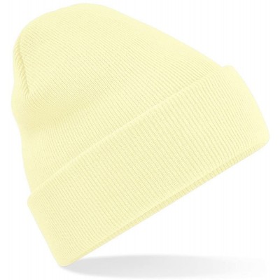 Skullies & Beanies Unisex Original Cuffed Beanie Winter Hat - Heather Orange - CN189UWZ3DL $8.27