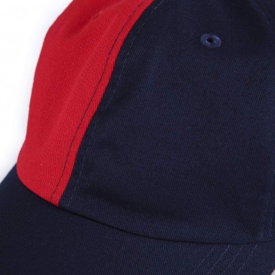 Baseball Caps Base Ball Cap for Women and Men Kids - Red Black - CU18XZK3H6I $11.31