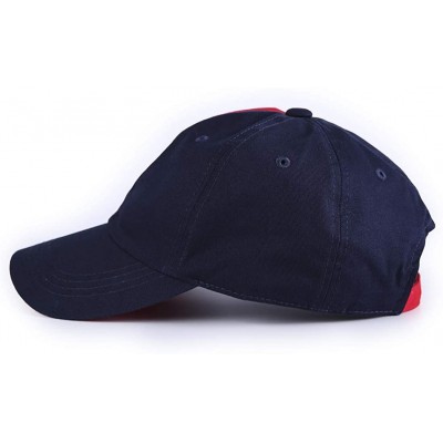 Baseball Caps Base Ball Cap for Women and Men Kids - Red Black - CU18XZK3H6I $19.99