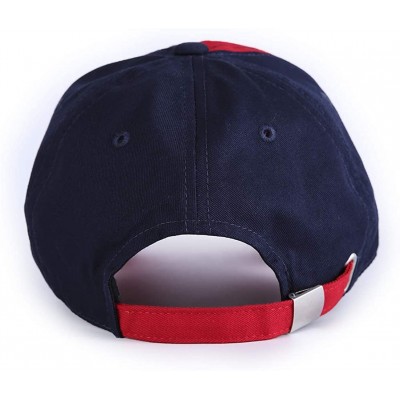 Baseball Caps Base Ball Cap for Women and Men Kids - Red Black - CU18XZK3H6I $11.31