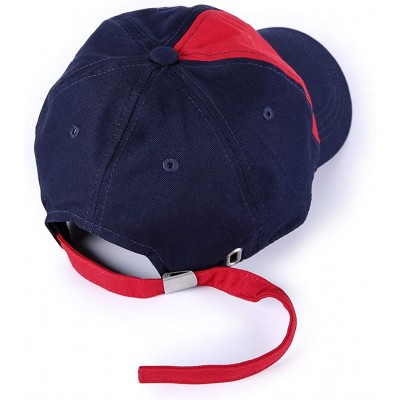 Baseball Caps Base Ball Cap for Women and Men Kids - Red Black - CU18XZK3H6I $11.31