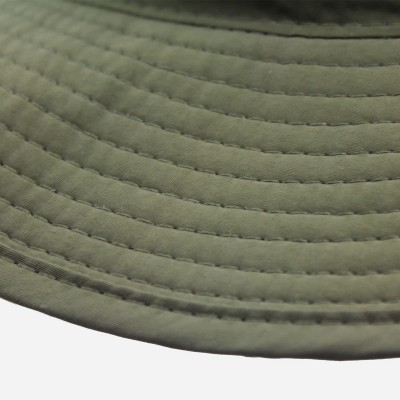 Sun Hats Outdoor Mesh Sun Hat Wide Brim Sun Protection Hat Fishing Hiking Hat - 1-army Green - CI12EQGGGOT $16.99