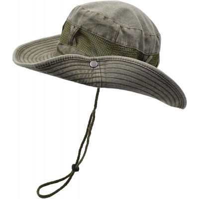 Sun Hats Outdoor Boonie Sun Hat for Hiking- Camping- Fishing- Operator Floppy Military Camo Summer Cap for Men or Women - CK1...