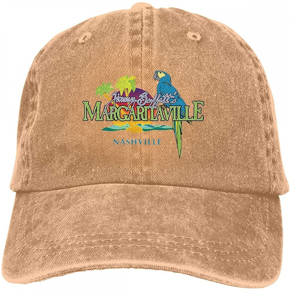 Baseball Caps Jimmy Buffett Country Mens & Women Cool Baseball Cap Adjustable - Natural - C818SEYWWCO $20.50