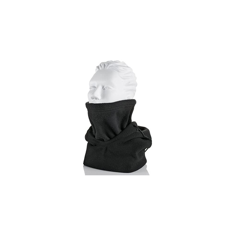 Skullies & Beanies Polarex 6-in-1 Fleece Hood - Black - CT11FALW2P1 $9.00