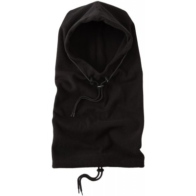 Skullies & Beanies Polarex 6-in-1 Fleece Hood - Black - CT11FALW2P1 $9.00