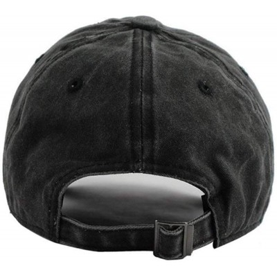 Cowboy Hats Hard No Letterkenny Fashion Adjustable Cowboy Cap Baseball Cap for Women and Men - Black - CY18ONAKO76 $14.16