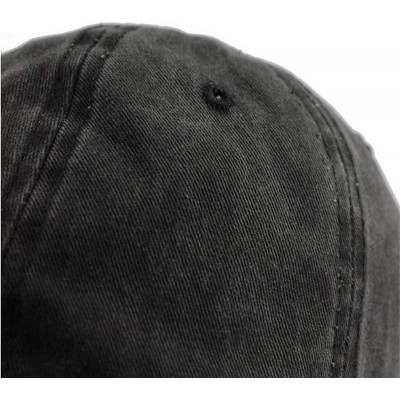 Cowboy Hats Hard No Letterkenny Fashion Adjustable Cowboy Cap Baseball Cap for Women and Men - Black - CY18ONAKO76 $14.16