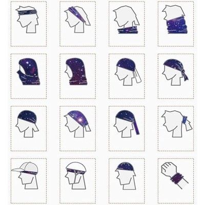 Balaclavas Unisex Seamless Bandana Multifunctional Headwear Face Mask Headband Neck Gaiter for Women Men - Style-1 - C4197XD6...