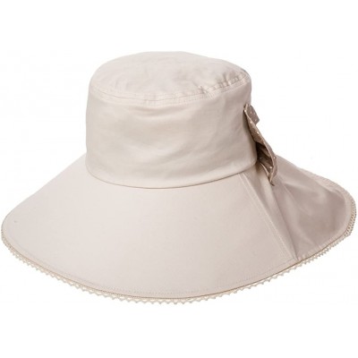 Sun Hats Womens Packable Ponytail Gardening Summer Sun Hat with Neck Flap Chin Strap - 69053beige - C818RG7ZX7G $16.85