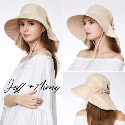 Sun Hats Womens Packable Ponytail Gardening Summer Sun Hat with Neck Flap Chin Strap - 69053beige - C818RG7ZX7G $16.85