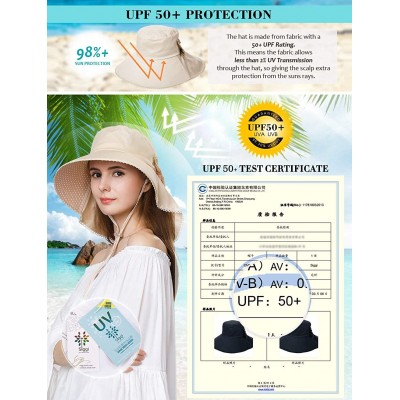 Sun Hats Womens Packable Ponytail Gardening Summer Sun Hat with Neck Flap Chin Strap - 69053beige - C818RG7ZX7G $16.85