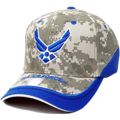 Baseball Caps U.S. Air Force Official Licensed Military Hats USAF Wings Veteran Retired Baseball Cap - Camo 01 - C618LRK95G7 ...