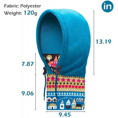 Balaclavas Balaclava Ski Face Mask Winter Hat Fleece Cold Weather Hooded Mask Neck Warmer - Pink - CY188GS0WC8 $9.65