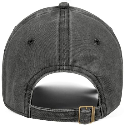 Baseball Caps Dad Hat Cotton Snapback Adjustable Denim Cap for Men Women - Black-56 - C718ULDRLW9 $19.48