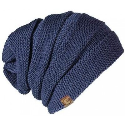 Skullies & Beanies Womens Drift Slouch Beanie - Navy - C418R3I4HSS $35.51