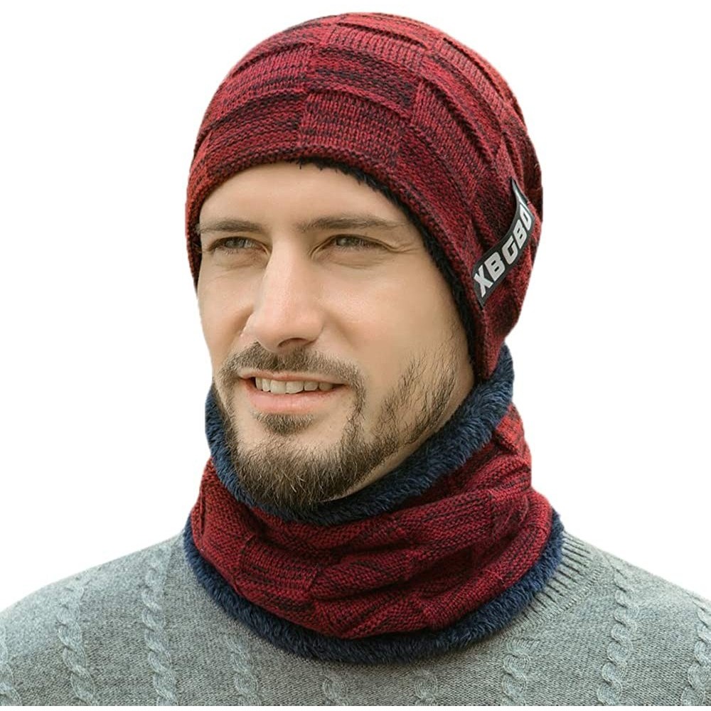 Skullies & Beanies Winter Beanie Fashion Fleece - Style-1 Red - C618Z9EZTDE $8.31