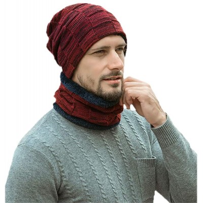 Skullies & Beanies Winter Beanie Fashion Fleece - Style-1 Red - C618Z9EZTDE $8.31