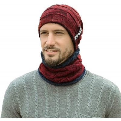 Skullies & Beanies Winter Beanie Fashion Fleece - Style-1 Red - C618Z9EZTDE $8.31