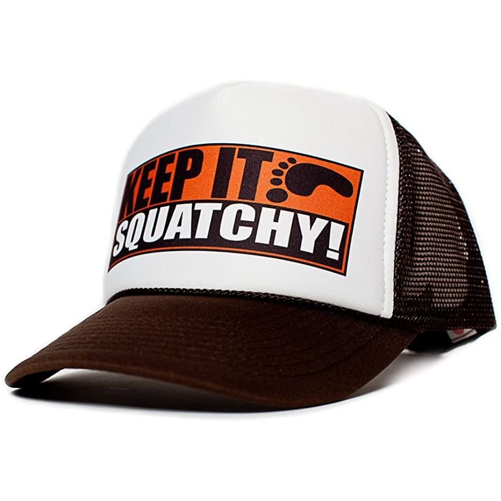 Baseball Caps Unisex-Adult One Size Trucker Hat Multi - Brown - CS125BTWM3T $11.19