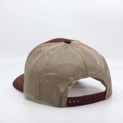 Baseball Caps Heavy Washed Wax Coated Cotton Adjustable Low Profile Men Women Baseball Cap - Maroon/Khaki - C3192DKC04R $12.62