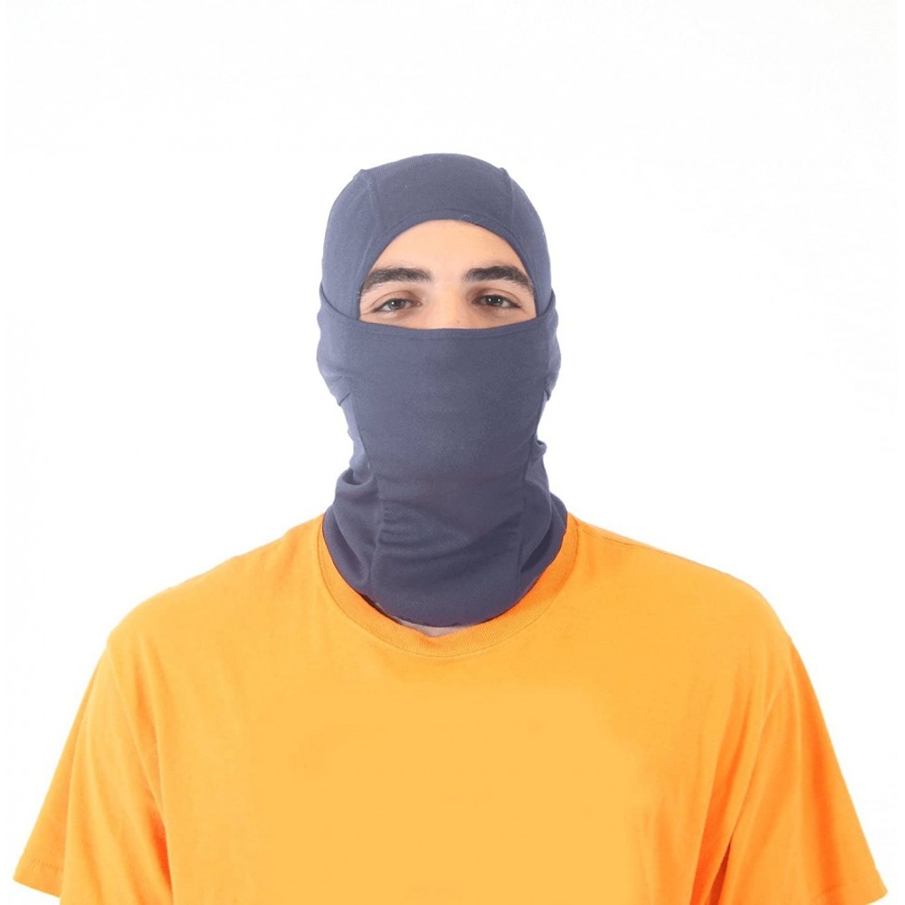 Balaclavas Ninja Noggin Balaclava - Charcoal - CA125J2IR0P $12.33