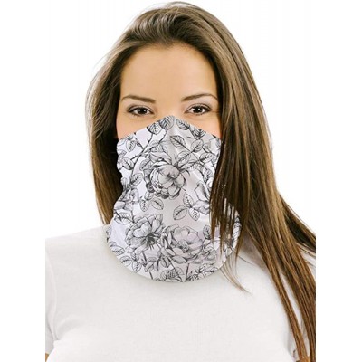 Headbands Seamless Face Cover Neck Gaiter for Outdoor Bandanas for Anti Dust Print Cool Women Men Windproof Scarf - 03-gray -...