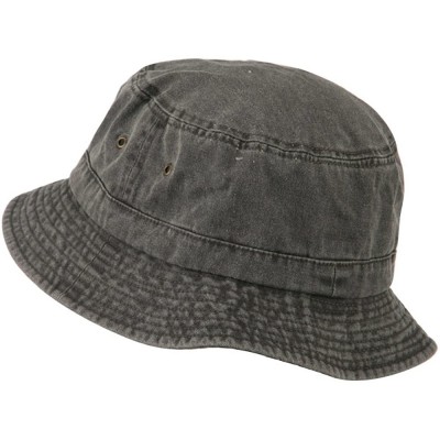 Sun Hats Big Size Washed Hat - Black - C511IH3MTRB $28.17