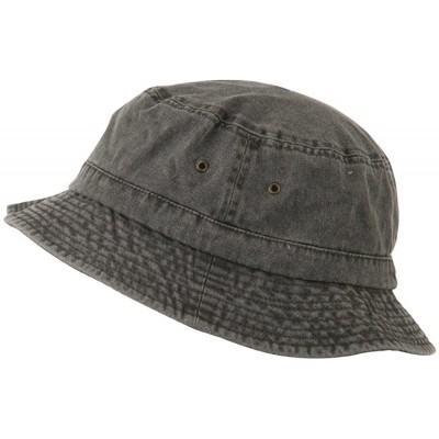 Sun Hats Big Size Washed Hat - Black - C511IH3MTRB $28.17