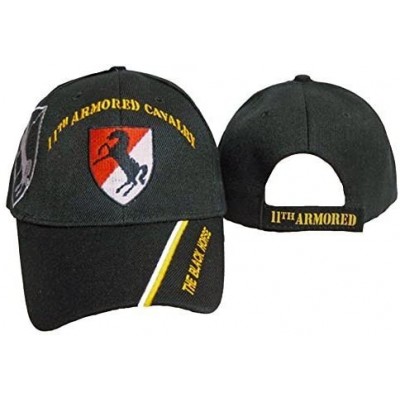 Baseball Caps 11th Armored Cavalry Regiment Baseball Cap Black Horse 11th ACR Hat Mens - CU11XA0HDQR $14.14