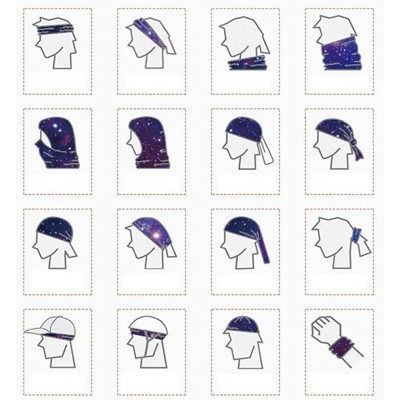 Balaclavas Cool Skull USA Flag Printed Seamless Face Mask Neck Gaiter Bandana Balaclava Headwear - 3d Panda - C0197W6OG2Z $21.19