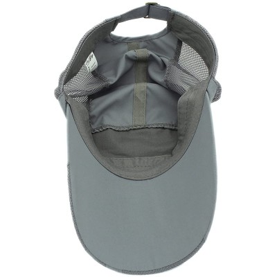 Baseball Caps Unisex Baseball Cap Adjustable Polyester Sun Protection Climbing Cap Driving Sun Hat - Style 1 & Grey - CE18D42...