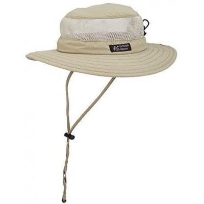 Sun Hats Men's Boonie Mesh Sides Hat - Khaki - CJ113OTN4VD $22.18