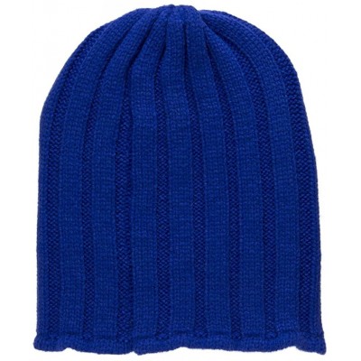 Skullies & Beanies Winter Ribbed Pocket Beanies - Royal - CN11P5L1GIL $7.06