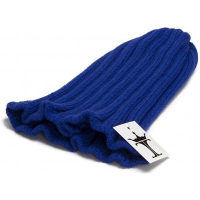 Skullies & Beanies Winter Ribbed Pocket Beanies - Royal - CN11P5L1GIL $7.06