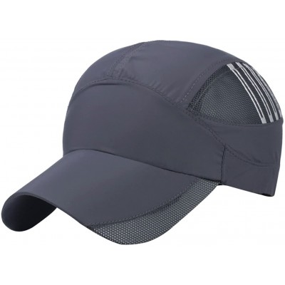 Baseball Caps Unisex Summer Running Cap Quick Dry Mesh Outdoor Sun Hat Stripes Lightweight Breathable Soft Sports Cap - CL18D...