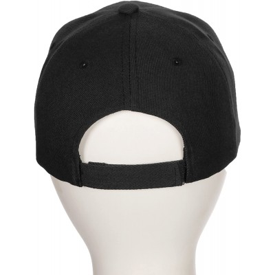 Baseball Caps Classic Baseball Hat Custom A to Z Initial Team Letter- Black Cap White Red - Letter D - C518IDUIHSC $8.57