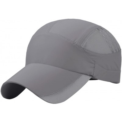 Baseball Caps Unisex Summer Running Cap Quick Dry Mesh Outdoor Sun Hat Stripes Lightweight Breathable Soft Sports Cap - C818D...
